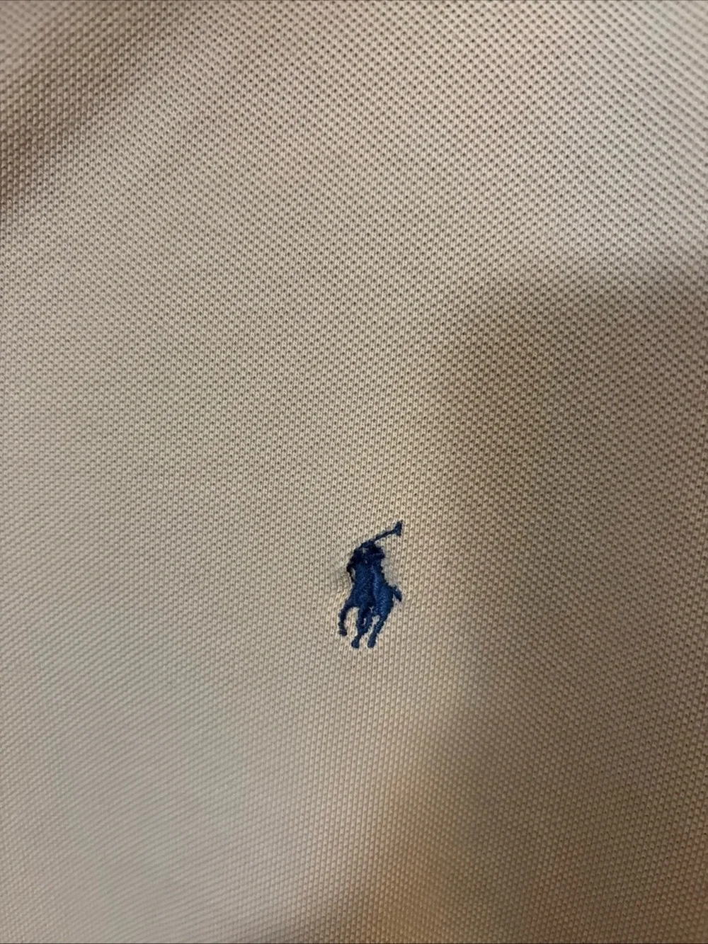 Ralph Lauren Long-Sleeve Polo Shirt - Beige